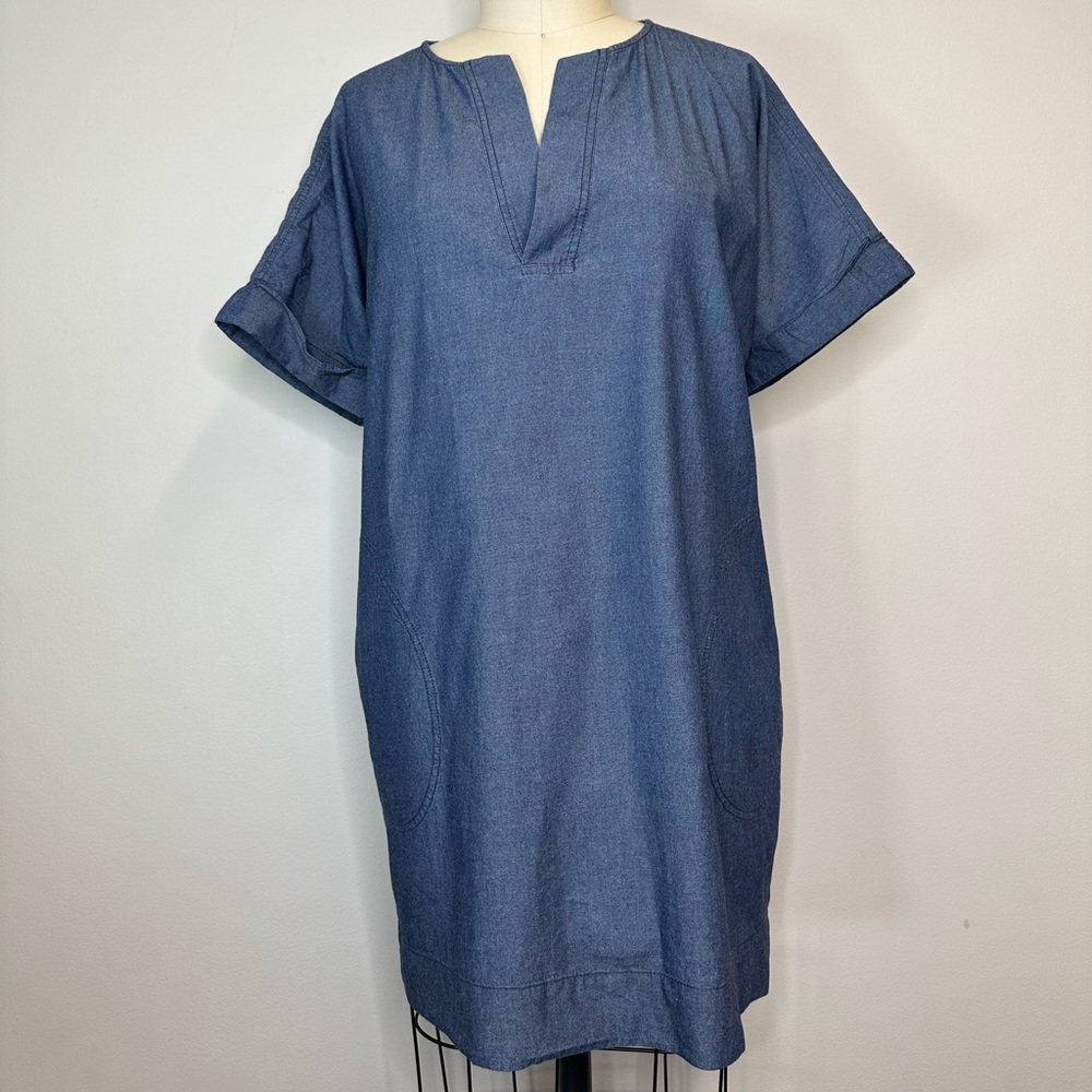 ATM Chambray Pocket Dress
